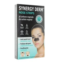 Incarose Synergy Derm Tiras nasales Carbón vegetal Parche nasal X4