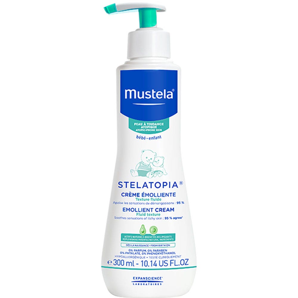 Mustela Stelatopia Crema Emoliente Bebe Y Niño Piel Atopica 300 ml