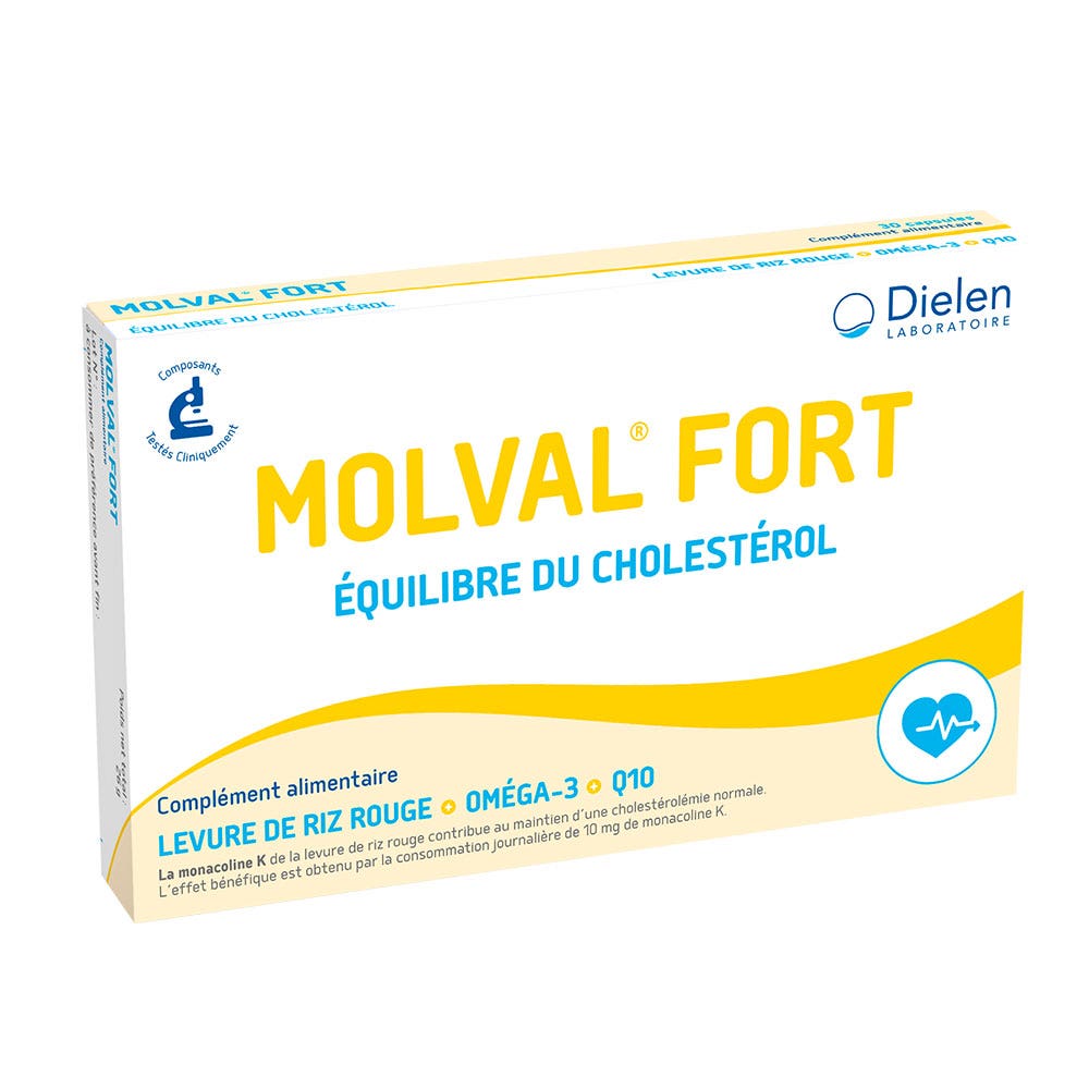 Dielen Molval Fort colesterol 90 Cápsulas