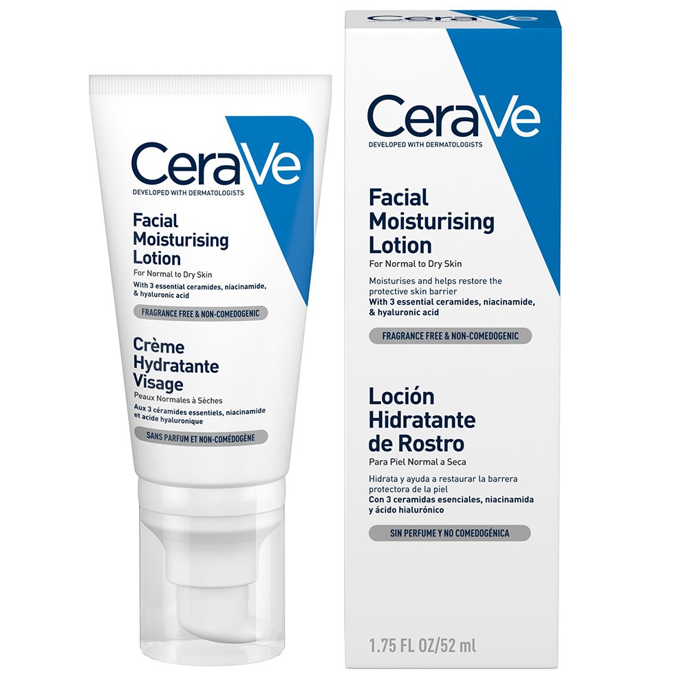 Cerave Crema Hidratante Rostro Pieles Normales A Secas 52ml