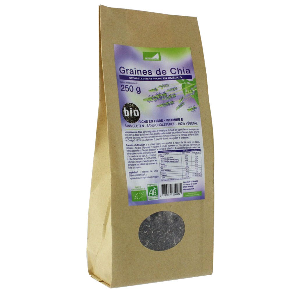 Exopharm Semillas de chía ecológicas 250g