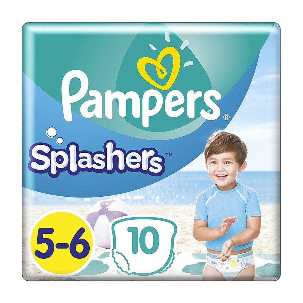 Pampers Bañadores desechables Splashers talla 5-6 (14 kg+) 10 unidades