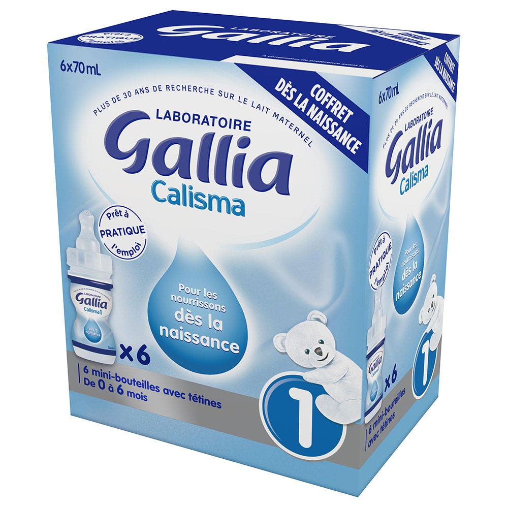 Gallia Calisma Leche lista para usar desde el nacimiento 70ml