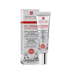 Erborian Centella Cc Cream Hd Tratamiento Iluminador Tono Dorado Spf25 Dore 15ml