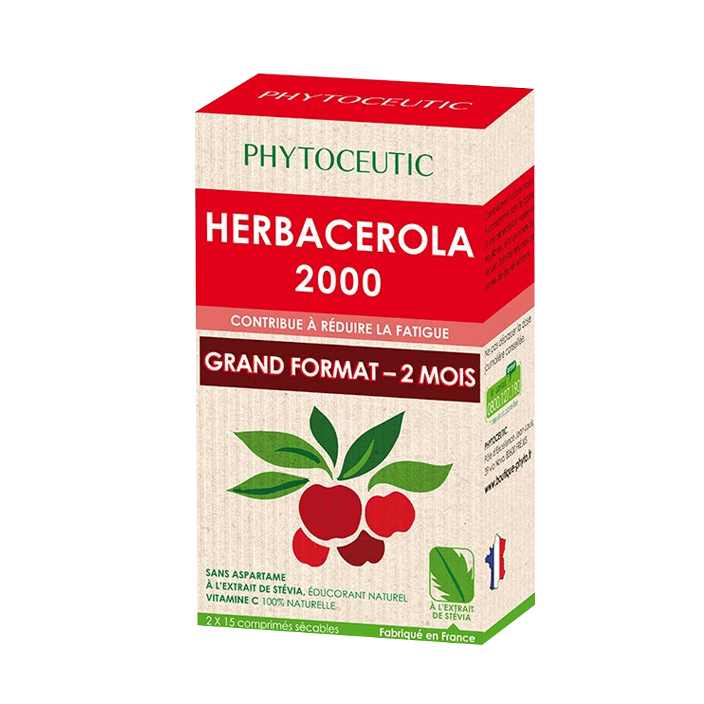 Herbaviva Herbacerola 2000 Sin Aspartamo 2x15 Comprimidos
