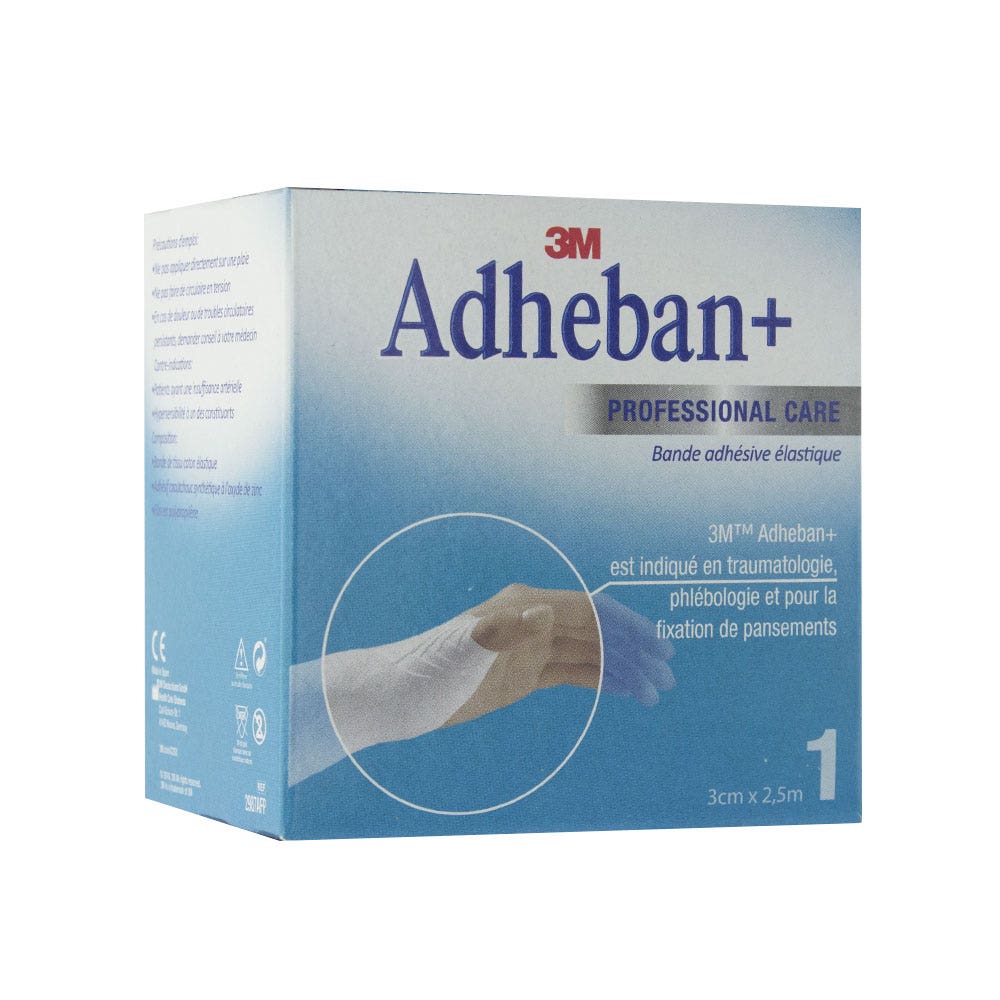 3M Adheban Plus bandas elásticas adhesivas 3cmx2.5cm