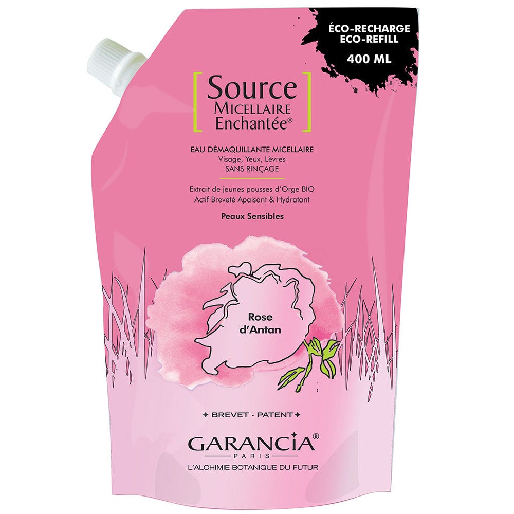 Garancia Enchantee Source Recambio Desmaquillante Micelar Rosa D'Antan 400 ml