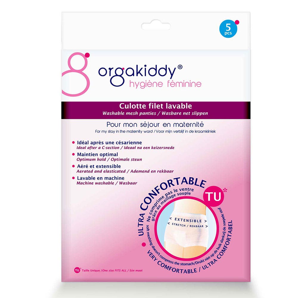 Orgakiddy Ropa Interior Elastica Lavable Talla Unica X5