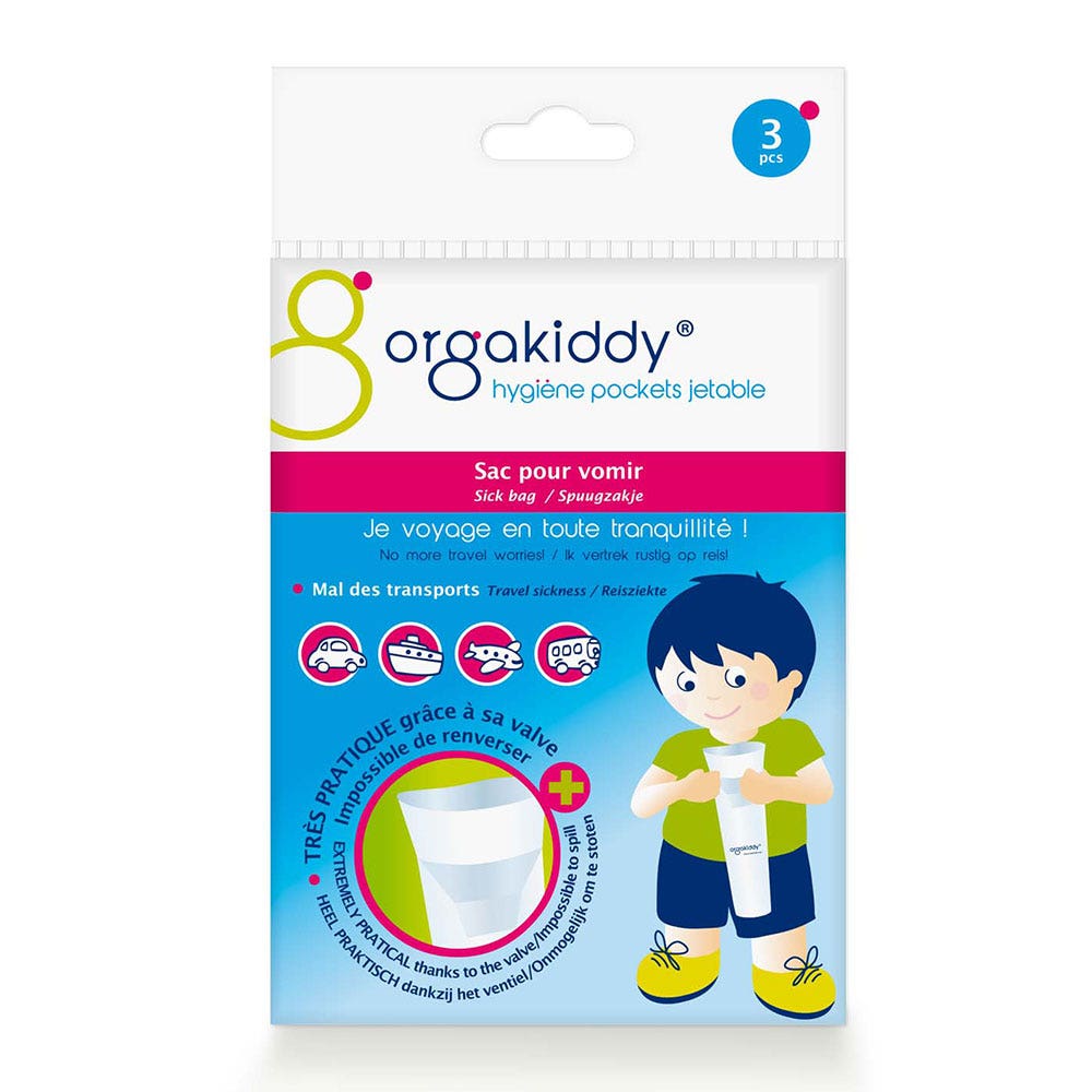 Orgakiddy Bolsitas para vomitar x3