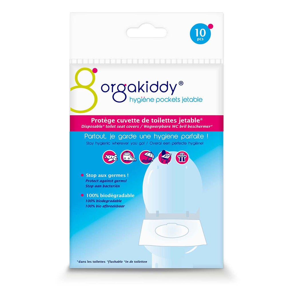 Orgakiddy Protectores Desechalbes Para Inodoros X10