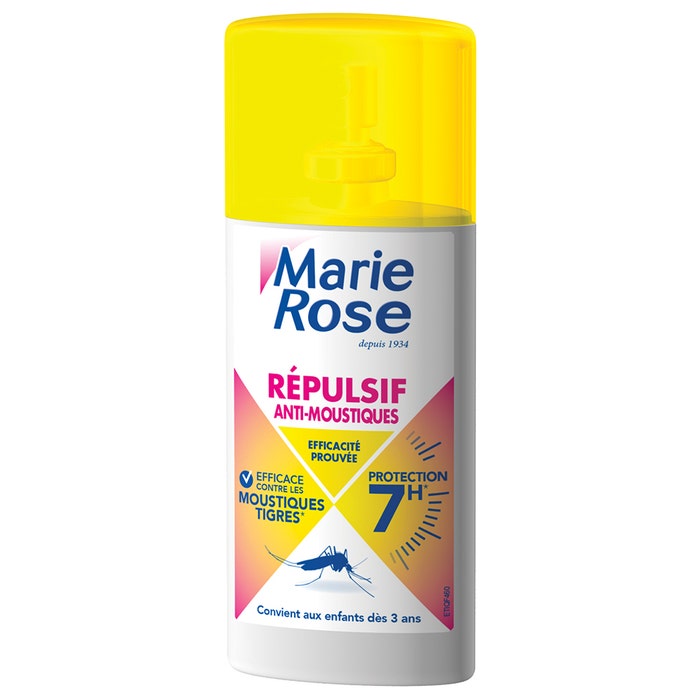 Marie Rose Spray repelente antimosquitos 7h a partir de 3 años 100ml