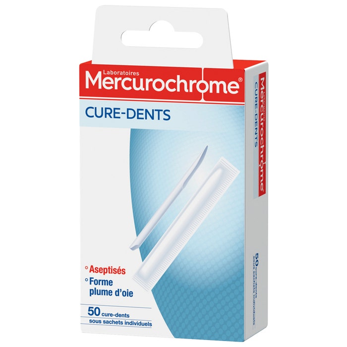 Cura dental aséptica X50 Mercurochrome
