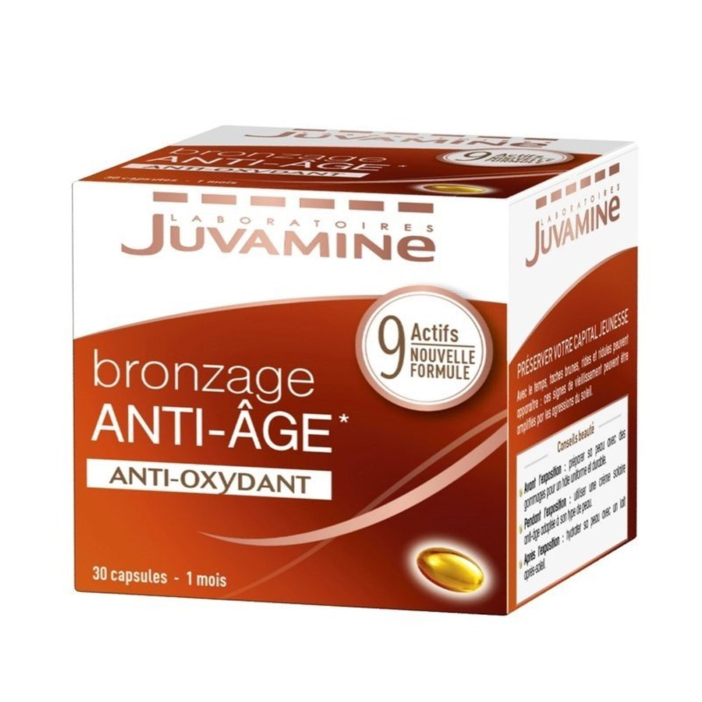 Juvamine Bronceado sublime antiedad 30 cápsulas