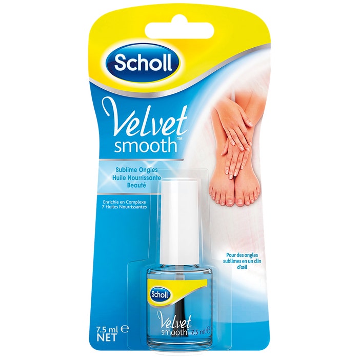 Aceite De uñas Nutritivo Velvet Smooth 7.5ml Scholl