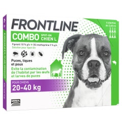 Frontline Combo Spot-on Perros L 20- 6 Pipetas De 6 Pipettes de 4