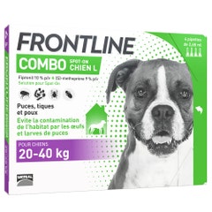 Frontline Combo Spot-on Perro L 20- 4 Pipetas De 4 Pipettes de 2