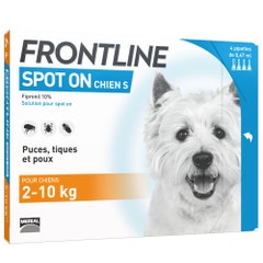Frontline Spot-on Perro S de 2-10kg 4 pipetas de 0,67ml