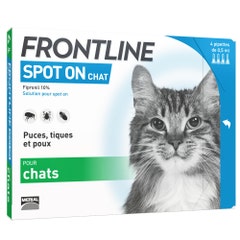 Frontline Spot-on Gato 4 Pipetas De 4 Pipettes De 0.5ml
