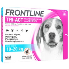 Frontline Tri-act Spot-on Perros De 10 A 3 Pipetas De 3 Pipettes de 2ml