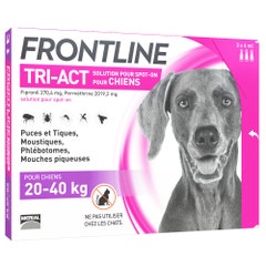 Frontline Tri-act Spot-on Perros De 20 A 3 Pipetas De 3 Pipettes de 4ml