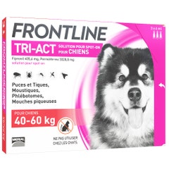 Frontline Tri-act Spot-on Perros De 40 A 3 Pipetas De 3 Pipettes de 6ml