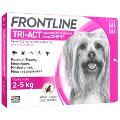 Frontline Tri-act Spot-on Perros De 2 A 6 Pipetas De 6 Pipettes de 0