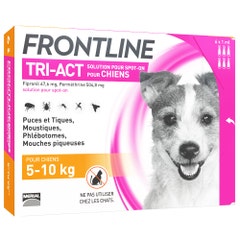Frontline Tri-act Spot-on Perros De 5 A 6 Pipetas De 6 Pipettes de 1ml