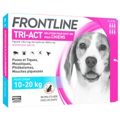 Frontline Tri-act Spot-on Perros 10- 6 Pipetas De 6 Pipettes de 1ml