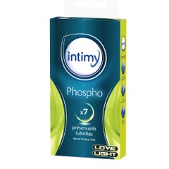 Intimy Preservativos Fosforescentes X7