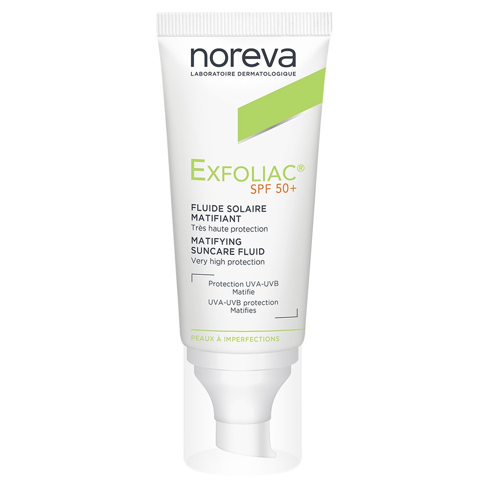 Noreva Exfoliac Fluido Solar Spf50+ 40ml