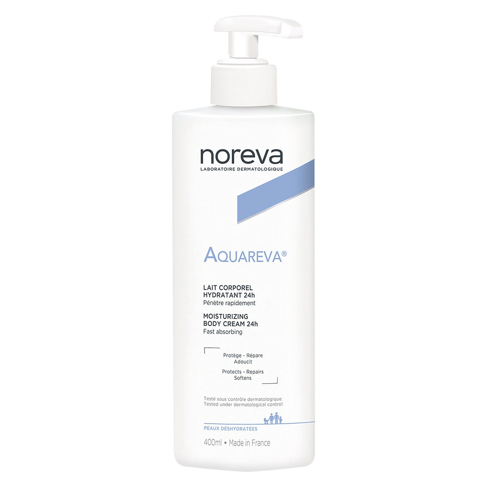 Noreva Aquareva Leche Corporal Hidratante Pieles Deshidratadas Peaux Déshydratées 400ml
