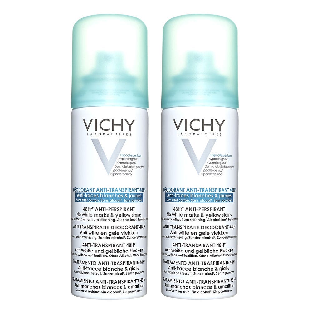 Vichy Desodorante antitranspirante antimanchas spray 2x125ml