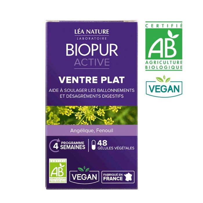 Vientre Plano Bio 48 Capsulas Active Biopur