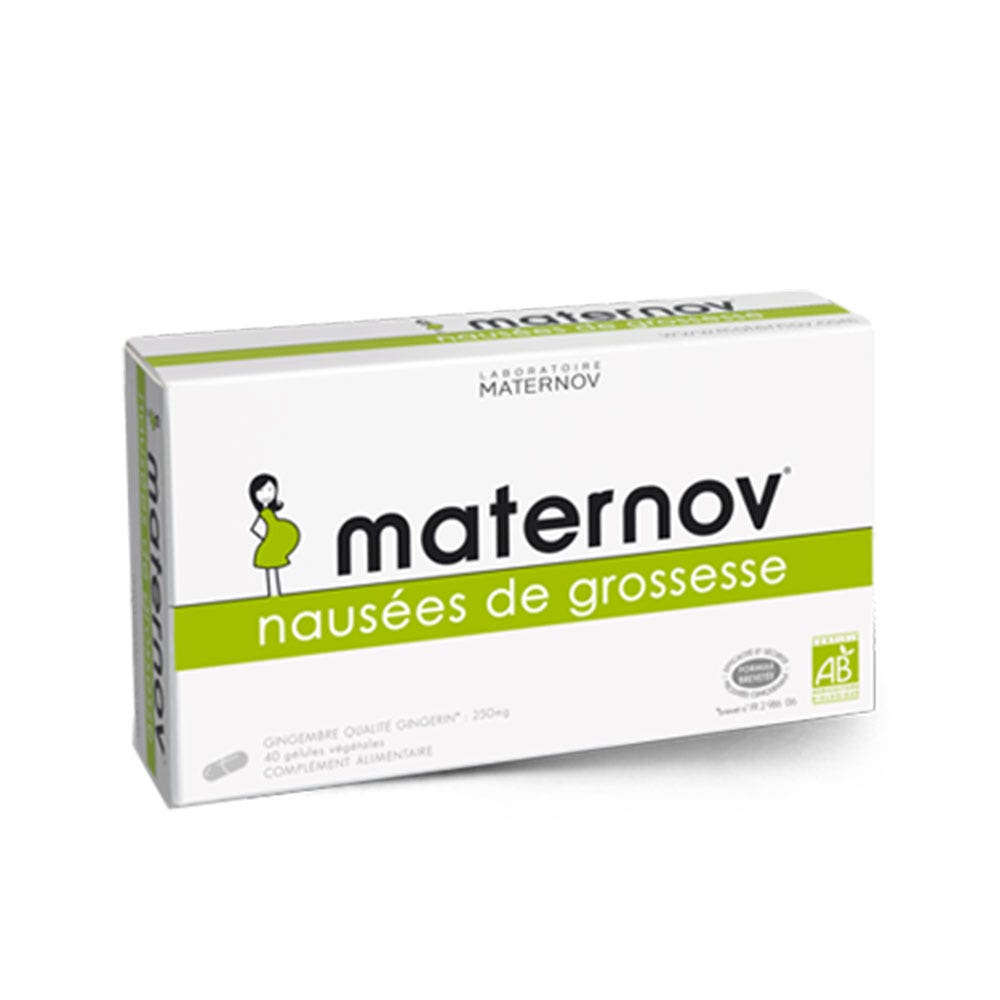 Maternov Nauseas 40 Capsulas Vegetales