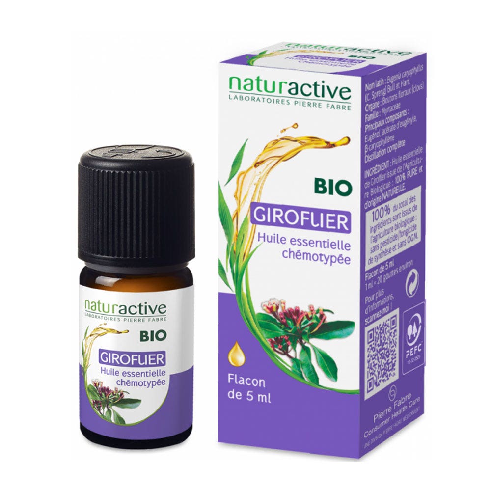 Naturactive Aceite esencial de clavo bio 5 ml