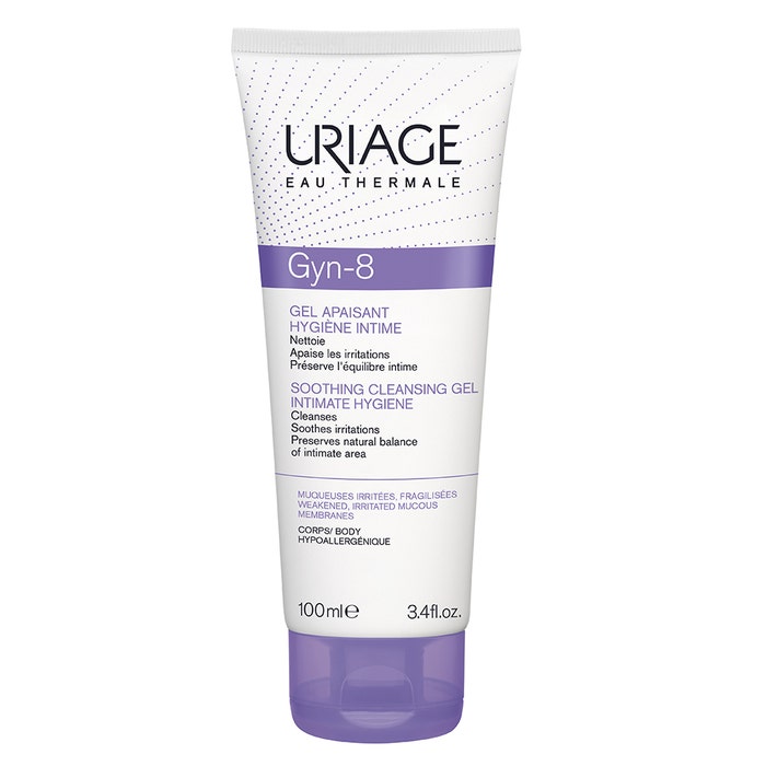 Gyn-8 Higiene Íntima Gel Calmante 100ml Gyn-Phy Uriage