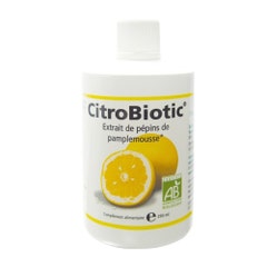 Citrobiotic Extracto de semilla de pomelo ecológico con vitamina C 250 ml