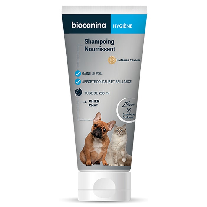 Champú nutritivo para perros y gatos 200 ml Biocanina
