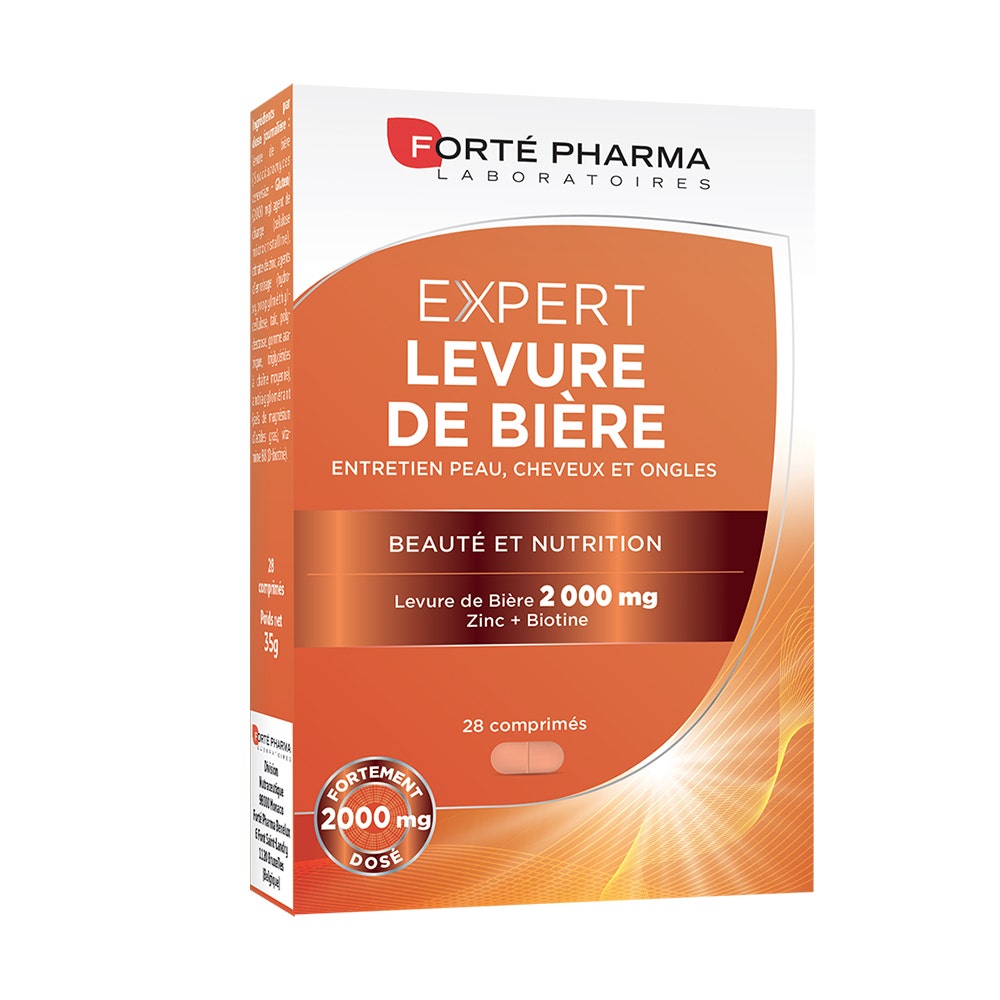 Forté Pharma Expert Capilar Levadura de cerveza cabello uñas y piel enriquecido con zinc y biotina 28 comprimidos