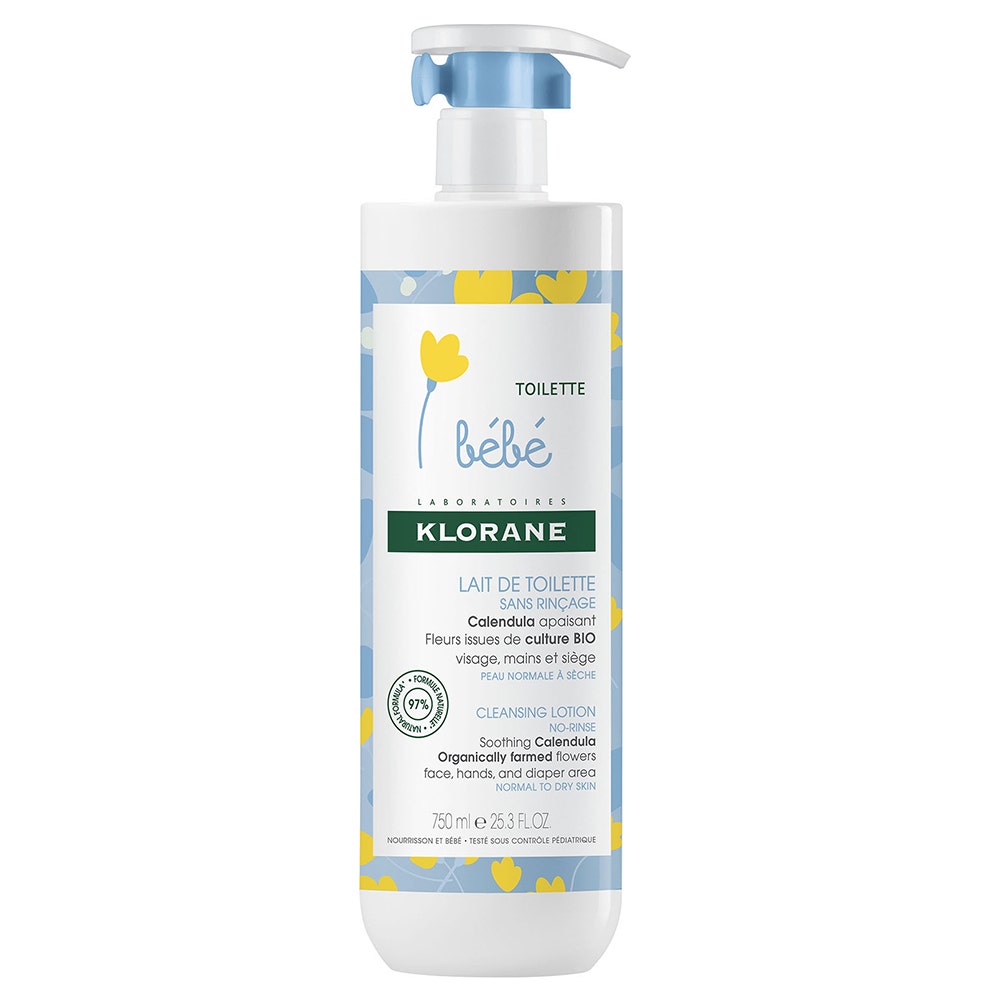 Klorane Leche limpiadora sin aclarado 750ml