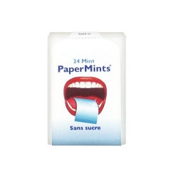Paper Mints Fresh Breath Sábanas sin azúcar X24