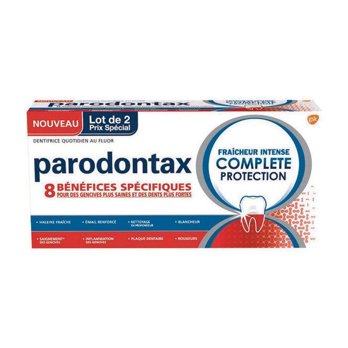 Dentifrico Proteccion Completa 2x75ml Parodontax