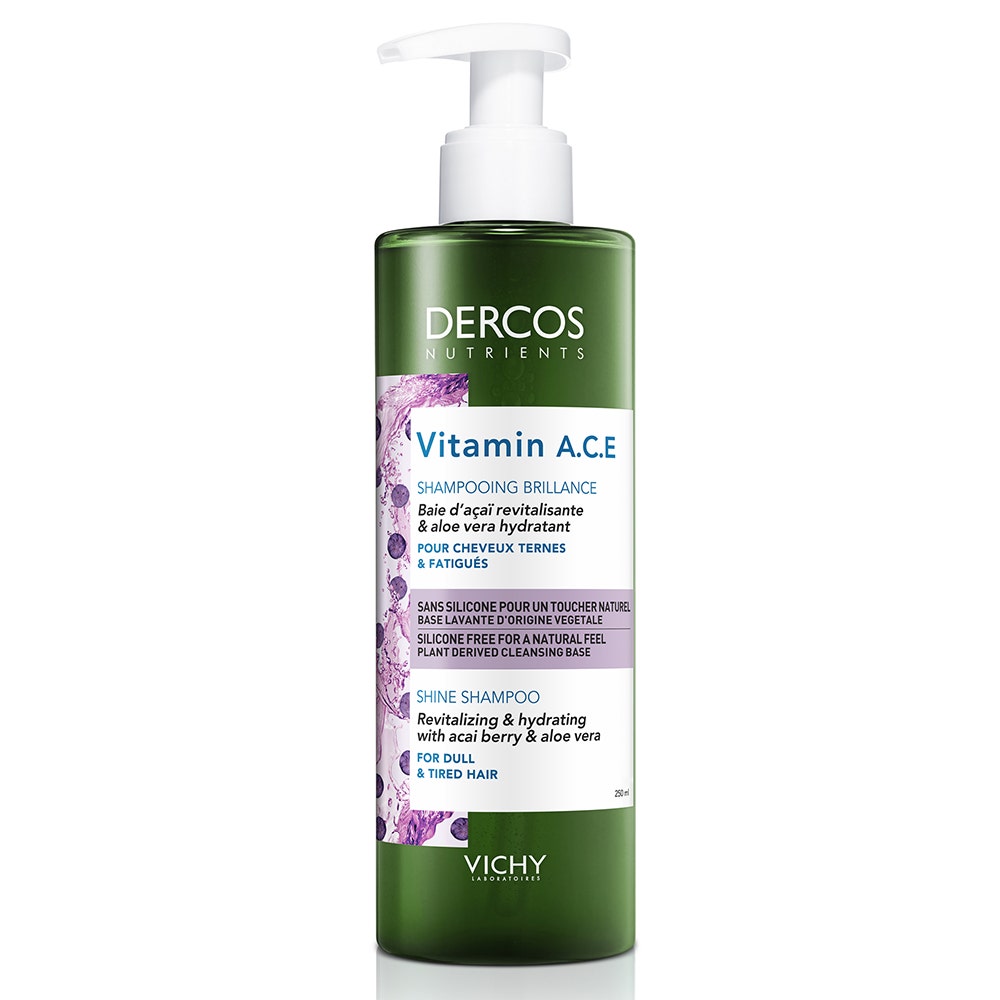 Vichy Dercos Nutrients Vitamin A.c.e champú revelador de brillo 250ml