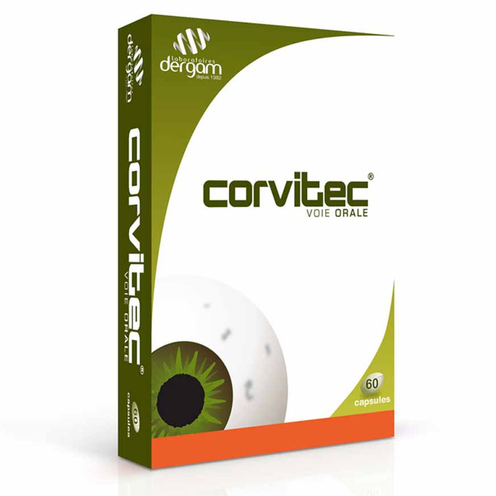 Dergam Corvitec Moscas de los Ojos 60 Cápsulas