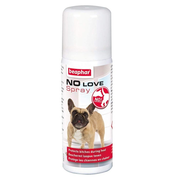 El spray repelente para perros No Love protege a las perras en celo 50 ml Beaphar