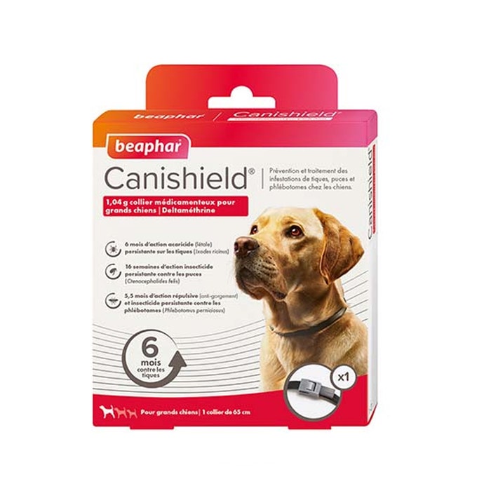 Collar medicado Canishield para perros grandes Beaphar