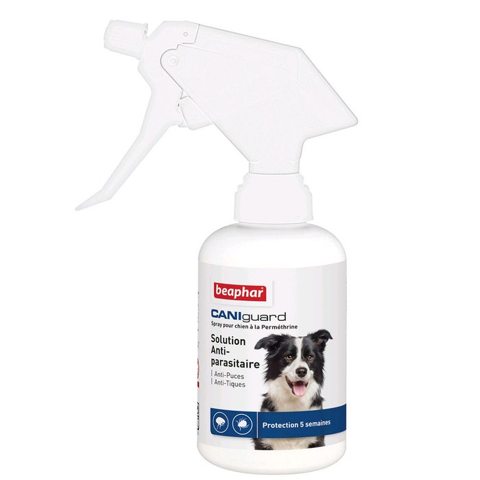 Caniguard Permetrina Spray antiparasitario para perros 250 ml Beaphar
