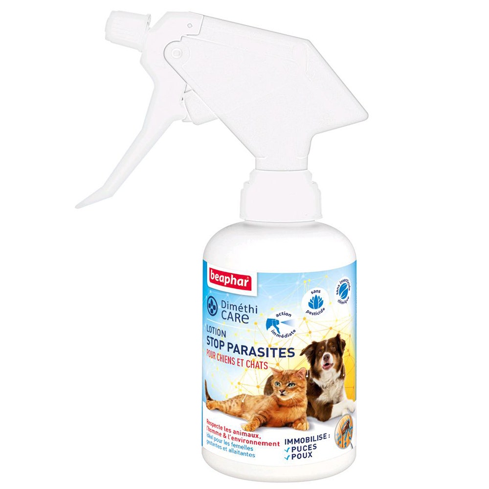 Beaphar Dimethicaire Stop Parasites Loción Para Perros Y Gatos 250 ml