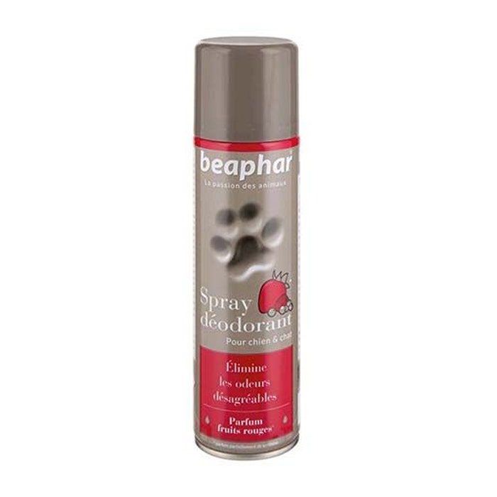 Desodorante en spray para perros y gatos perfume frutos rojos 250ml Beaphar
