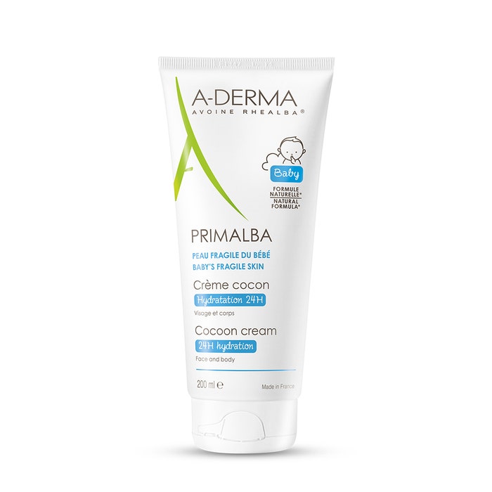 A-Derma Primalba Crema Cocoon Hidratación 24h PEAUX FRAGILES DU BEBE 200ml